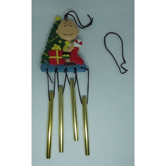Charlie Brown Christmas Wind Chimes Christmas Tree mini chime stocking resin - Picture 4 of 6
